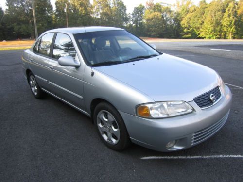 2003 nissan sentra gxe 4 door sedan silver automatic 1.8 engine