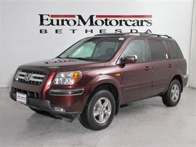 Navigation leather honda pilot best deal sunroof exl ex grey carfax certified 07