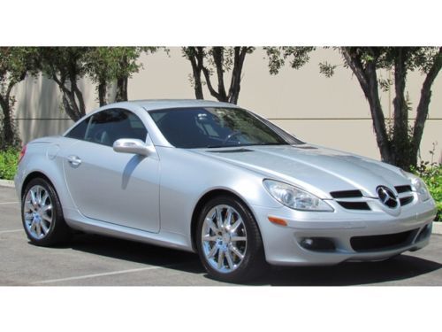 Used 06 mercedes slk350 roadster navigation leather hard top dual power seats