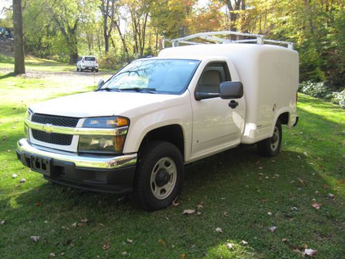 2009 chevy colorado, service truck, work truck, fiberglass box,, image 2