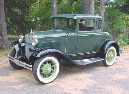 1930 ford model a deluxe rumble seat coupe body off stunning restoration