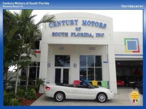 2001 chrysler sebring lxi convertible 2.7l v6 auto low mileage leather loaded