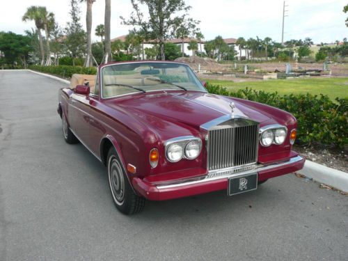 86 rolls royce corniche convertible