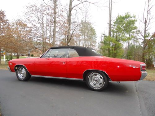 1967 Chevelle SS Convertible Actual 138 VIN, US $47,500.00, image 2