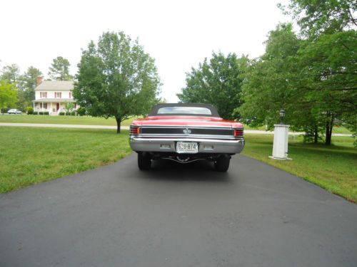 1967 Chevelle SS Convertible Actual 138 VIN, US $47,500.00, image 9