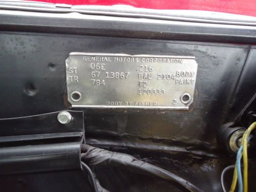 1967 Chevelle SS Convertible Actual 138 VIN, US $47,500.00, image 17