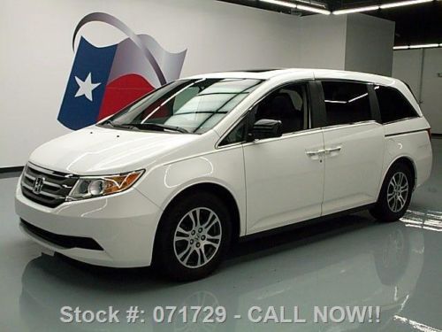 2011 honda odyssey ex-l 8-pass leather sunroof dvd 34k texas direct auto
