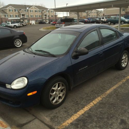 2000 dodge neon high line sedan 4-door 2.0l