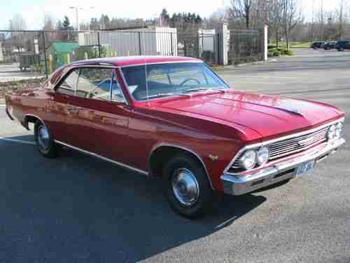 1966 Chevrolet Malibu 2 door HT  1 owner car, image 4