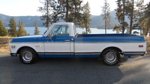 1972 chevrolet cheyenne super c10  a/c, tilt, posi rear, super sport package