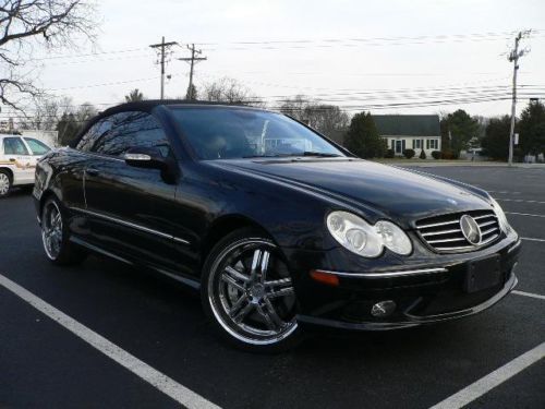 Mercedes benz clk amg55 cabriolet convertible supercharged luxury sports car