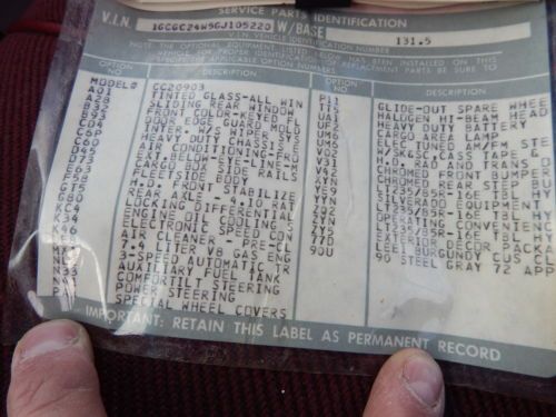 1986 Chevrolet C-20 2 Wheel Drive, 3/4 ton, Long wheel base, US $6,000.00, image 13