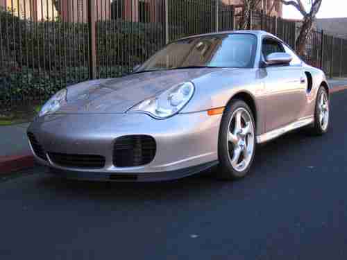 2003 Porsche 911 Turbo Carrera coupe in meridian metallic, image 2