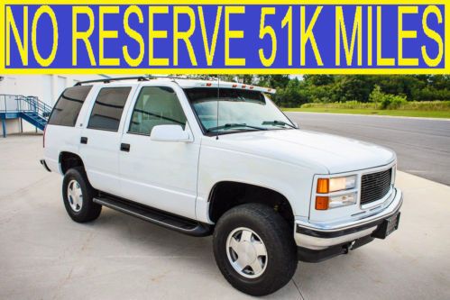 No reserve 51k original miles 4x4 sle 5.7l 96 97 98 99 00 tahoe denali suburban