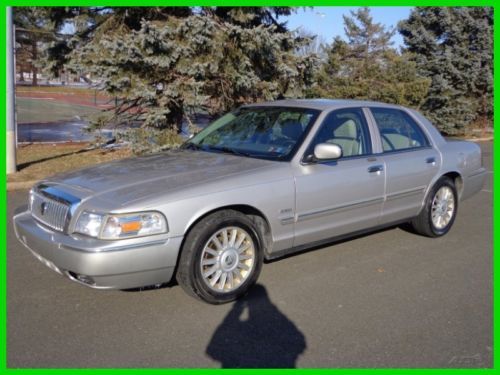 2009 mercury grand marquis ls v-8 auto leather runs great no reserve auction