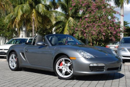 1-owner 2006 porsche boxster s roadster bose 3.2l 6-cylinder 6-speed manual psm