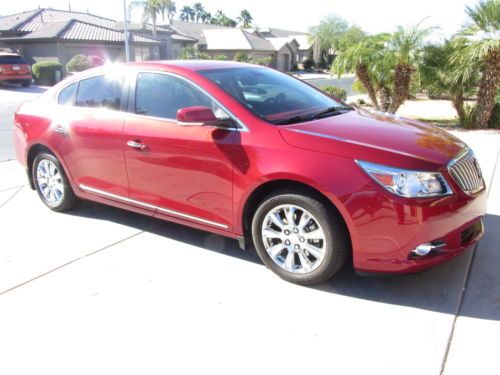 2013 buick lacrosse hybrid 3163 miles exc cond leather chrome whls hud warranty!