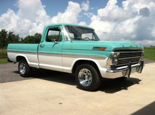 1968 ford f-100 short bed swb 360 v8 custom cab