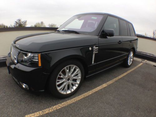 New 2012 range rover autobiography custom celtic black paint new never titled