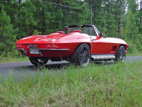 1966 corvette resto mod roadster 6 speed