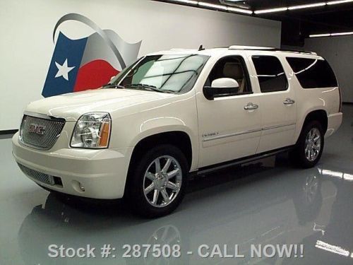 2013 gmc yukon xl denali sunroof nav dvd pwr steps 14k texas direct auto