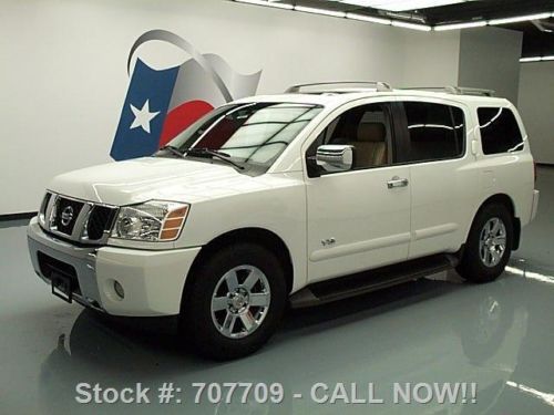 2007 nissan armada le sunroof htd leather nav dvd 72k!! texas direct auto