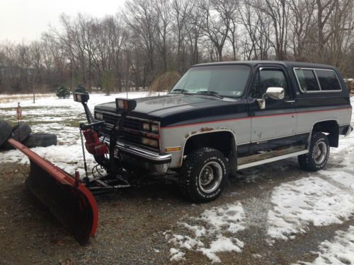 89 chevy blazer k5 chevy western plow