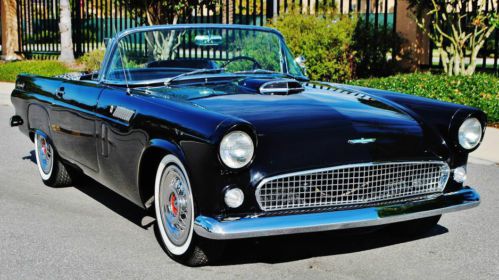 Stunning 1956 ford thunderbird convertible fresh ground up restoration must see