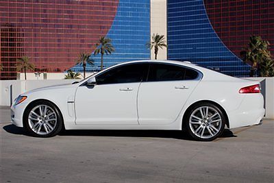 2011 jaguar xf+supercharged+polaris white+navigation+b/u camera+bower &amp; wilkins