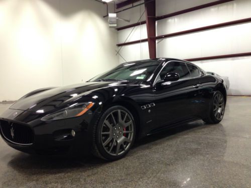 2009 maserati gran turismo s, black, loaded, excellent condition, low mileage