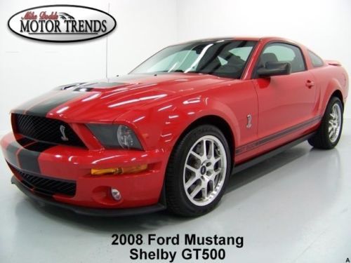 2008 ford mustang shelby gt500 shaker 1000 stripes brembo brakes spoiler 20k