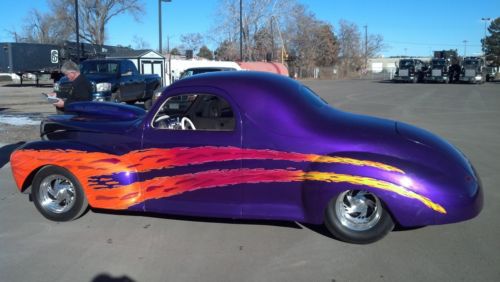 1941 lincoln zephyr all steel pro touring  steel body 3 window hot rod! l@@@@k