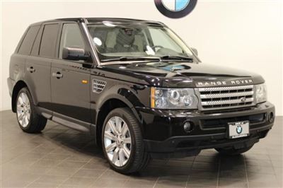 2008 land rover range rover sport supercharged java black suv navigation