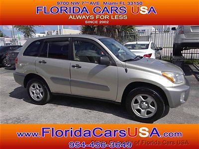 Toyota rav4 1-owner low miles excellent condition carfax certified florida