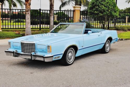 Ford thunderbird rare convertible by acc pro coachbiulder power roof low miles