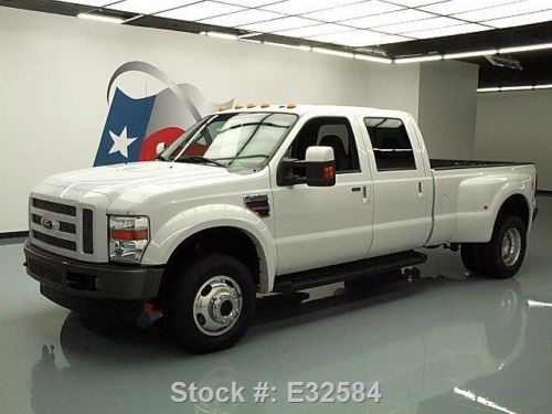 2008 ford f-350 fx4 crew diesel drw 4x4 rear cam 82k ki texas direct auto