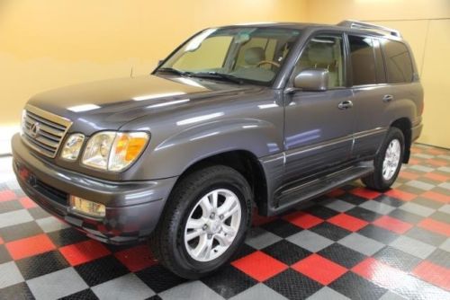 4wd lx 470, nav, backup camera rear dvd, premium sound, sunroof, leather