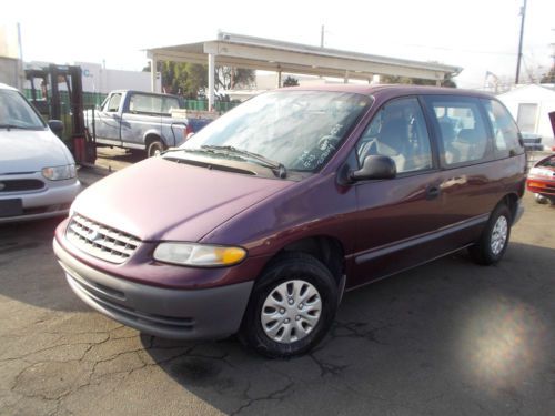 1999 plymouth voyager, no reserve