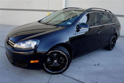 Diesel volkswagen jetta wagon tdi blk/blk navigation heated seats panoramic roof