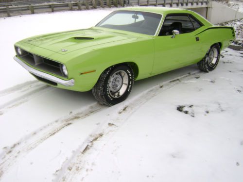 1970 plymouth barracuda base 7.2l