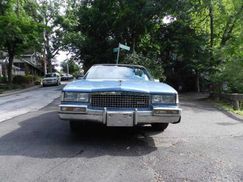 1990 cadillac deville base sedan 4-door 4.5l v8 garaged mint leather 24k miles