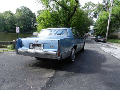 1990 Cadillac DeVille Base Sedan 4-Door 4.5L v8 garaged mint leather 24k miles, US $9,999.00, image 4