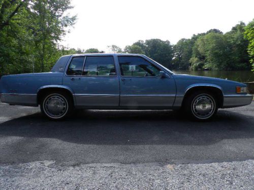 1990 Cadillac DeVille Base Sedan 4-Door 4.5L v8 garaged mint leather 24k miles, US $9,999.00, image 8