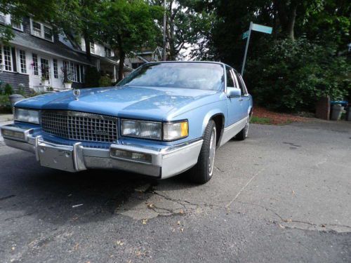 1990 Cadillac DeVille Base Sedan 4-Door 4.5L v8 garaged mint leather 24k miles, US $9,999.00, image 9
