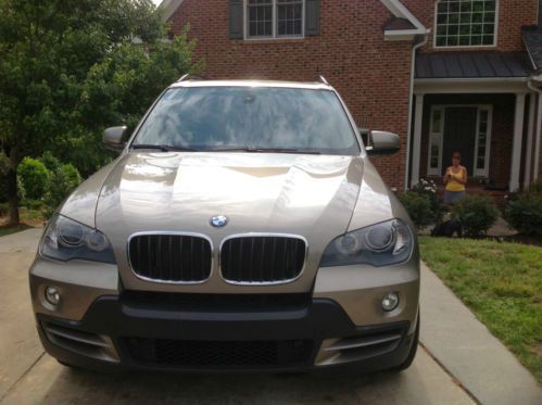 2009 bmw x5 xdrive 30i, platinum bronze, tobacco nevada leather interior