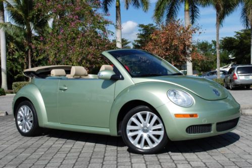 2008 volkswagen new beetle se convertible only 39k miles htd seats 17in alloys