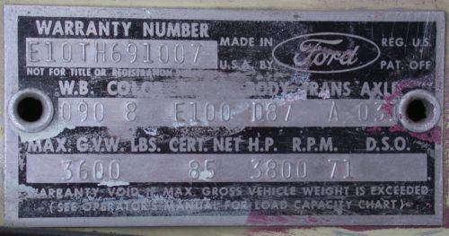 1965 Ford Econoline Spring Special Pickup,Super Rare Yellow Color,Rebuilt Motor, image 13