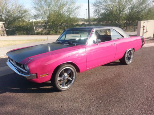 1971 dodge dart swinger panther pink fresh restoration mopar demon duster 340