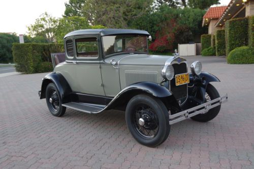 1930 ford model a deluxe rumble seat coupe frame off restoration no reserve