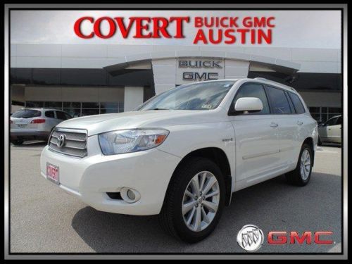 08 highlander hybrid limited leather nav one owner suv